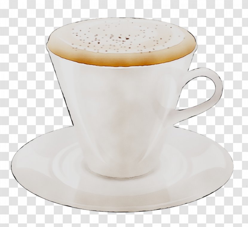 Cappuccino Coffee Cup Espresso Mug M Saucer - Cafe Transparent PNG