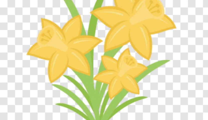 Clip Art Free Content - Daffodil - Easter Silhouette Flower Svg File Transparent PNG