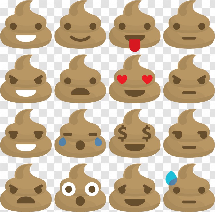 Pile Of Poo Emoji Emoticon Emotion - Bowel Movement Transparent PNG