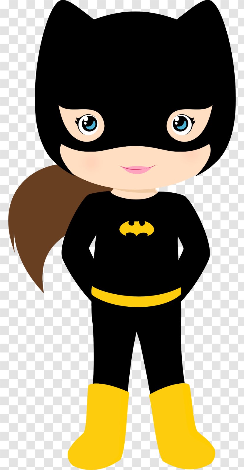 Batgirl Catwoman Batman Superhero Clip Art - Dc Super Hero Girls Transparent PNG