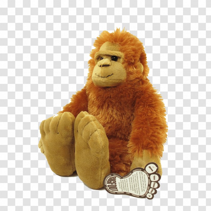 Stuffed Animals & Cuddly Toys Monkey Orange S.A. - Bigfoot Button Transparent PNG