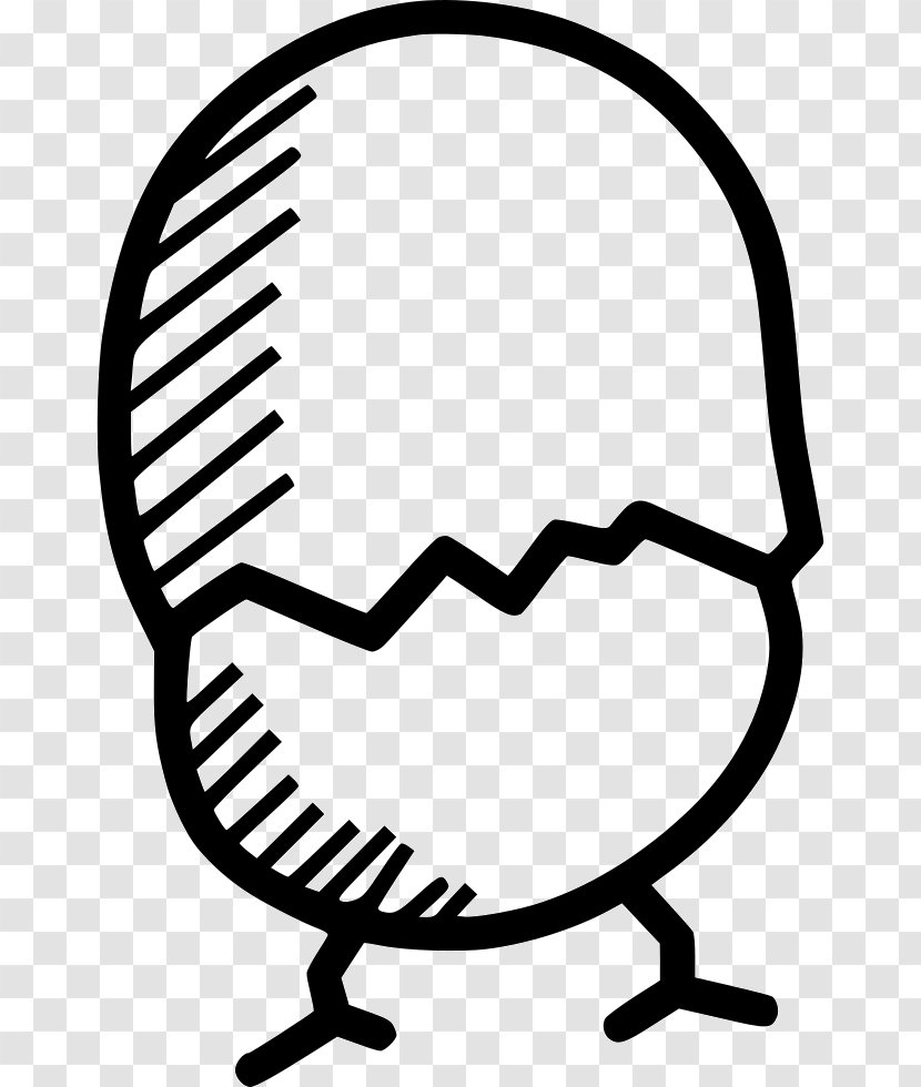 Clip Art Openclipart Drawing - Hatching - Easter Chick Stencil Outline Transparent PNG