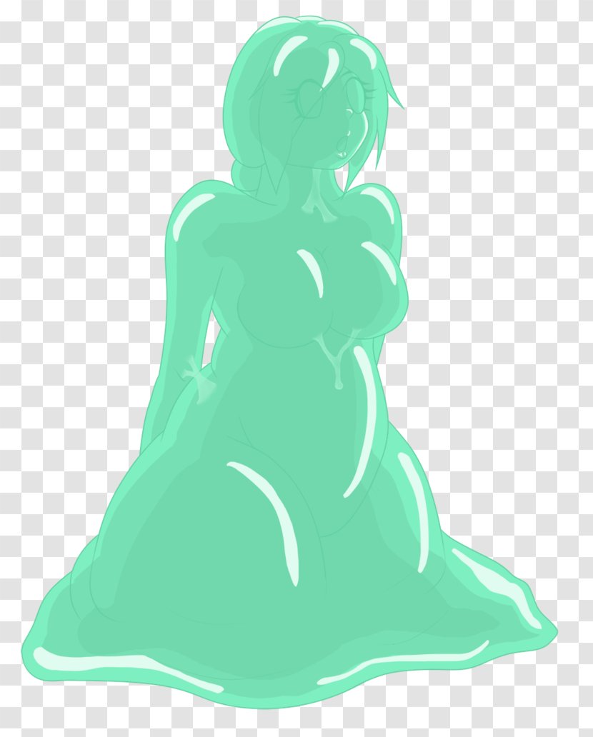 Turquoise Teal Clip Art - Fictional Character - Slime Transparent PNG