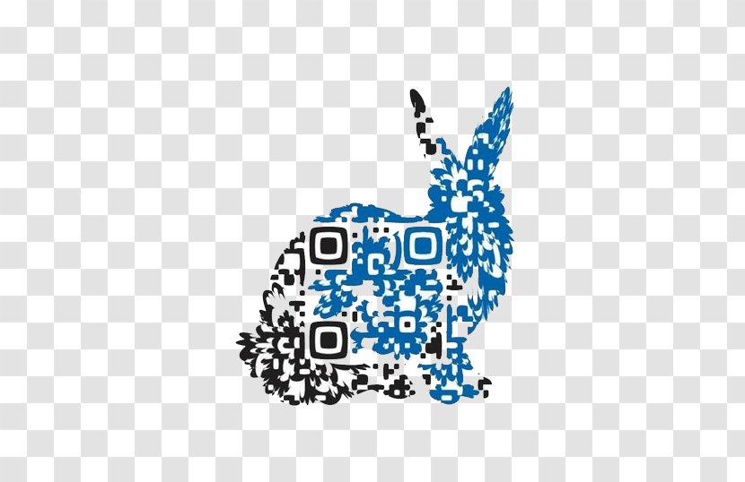 QR Code Barcode Mobile Phone - Marketing - Rabbit Two-dimensional Transparent PNG