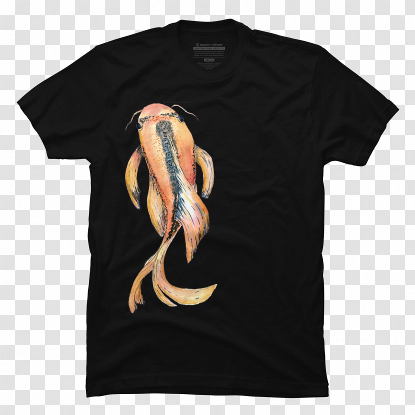 T-shirt E. Honda Hoodie Ken Masters - Shirt - Koi Fish Chasing Transparent PNG