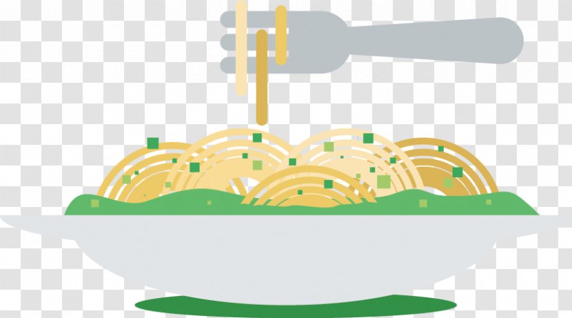 Pasta Noodle - Illustrator - Vector Fork Dish Transparent PNG