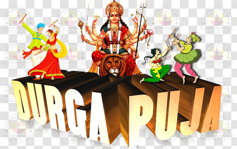 Durga Puja Navaratri - Goddess - Figurine Transparent PNG