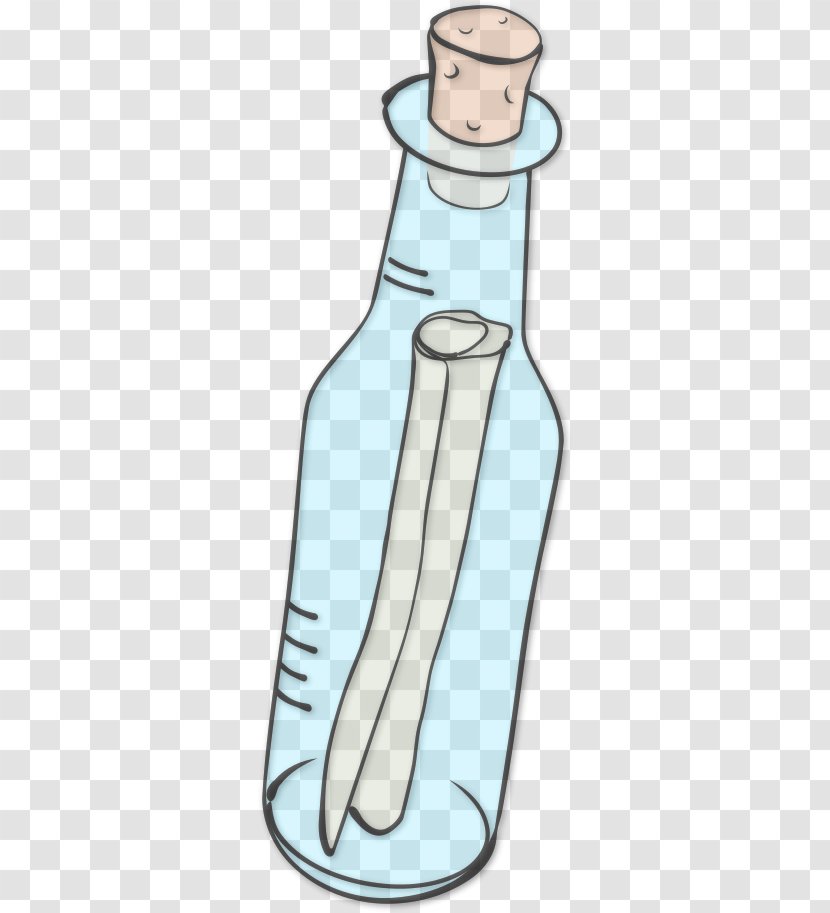 Clip Art Illustration Thumb Royalty-free Vector Graphics - Silhouette - Message In A Bottle Transparent PNG