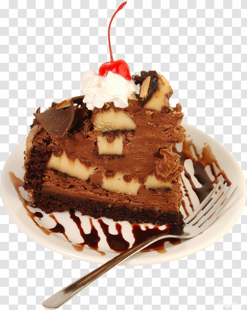 Ice Cream Bundt Cake Fudge Muffin Transparent PNG