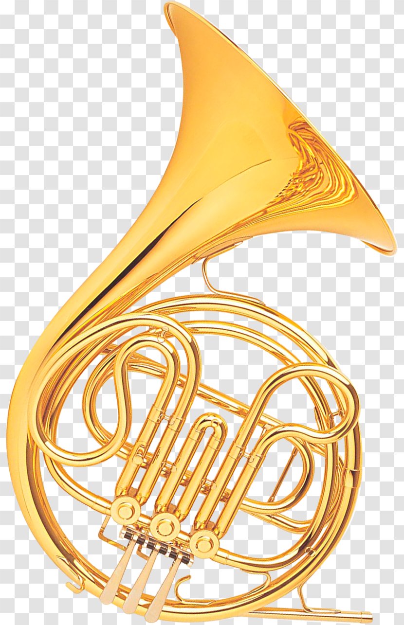 Saxophone Musical Instrument Tuba Saxhorn - Watercolor - Gold Transparent PNG