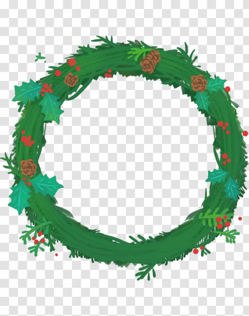 Wreath Christmas Ornament - Decor - Creative Circle Transparent PNG