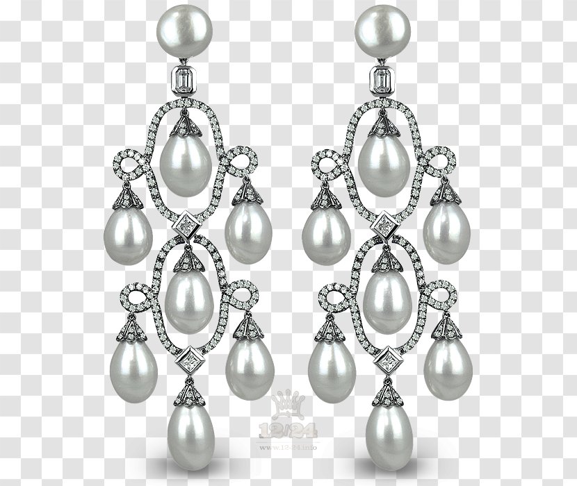 Earring Body Jewellery Silver Diamond Transparent PNG