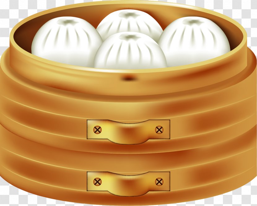 Baozi Download - Dish - Vector Painted Buns Cage Transparent PNG