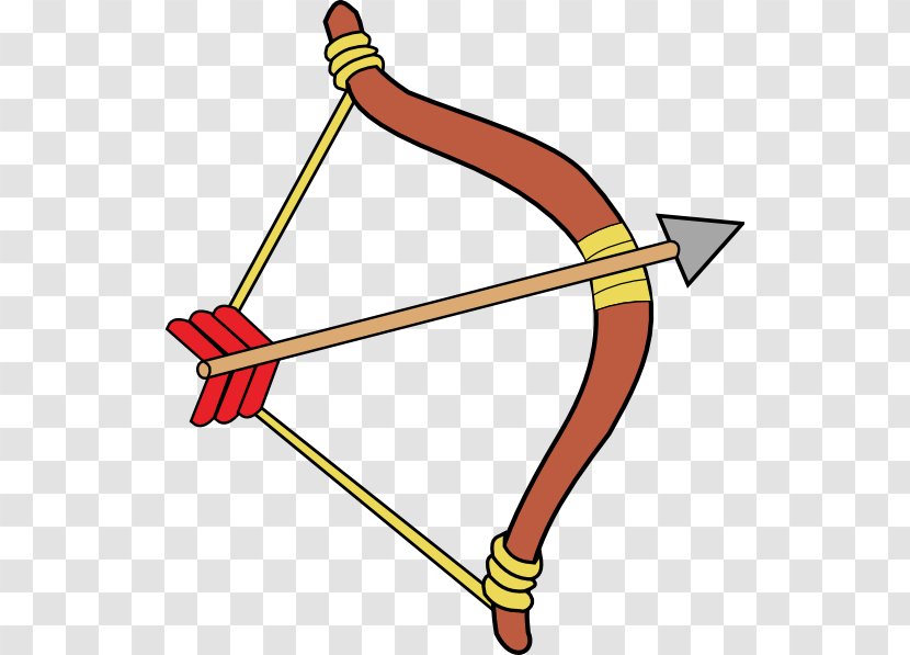 Bow And Arrow Archery Clip Art - Arrowcartoon Image Transparent PNG