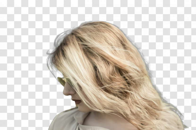 Hair Blond Hairstyle Chin Layered Hair Transparent PNG