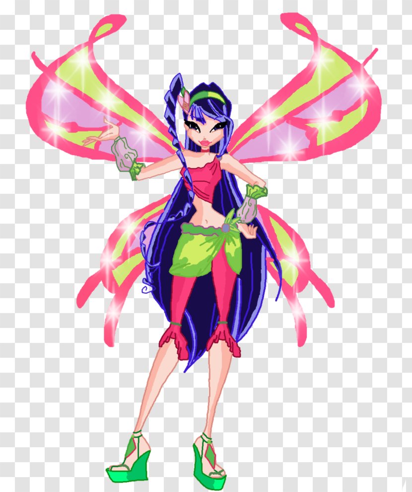 Musa Bloom Stella Aisha Tecna - Mythical Creature - Great Wings Transparent PNG