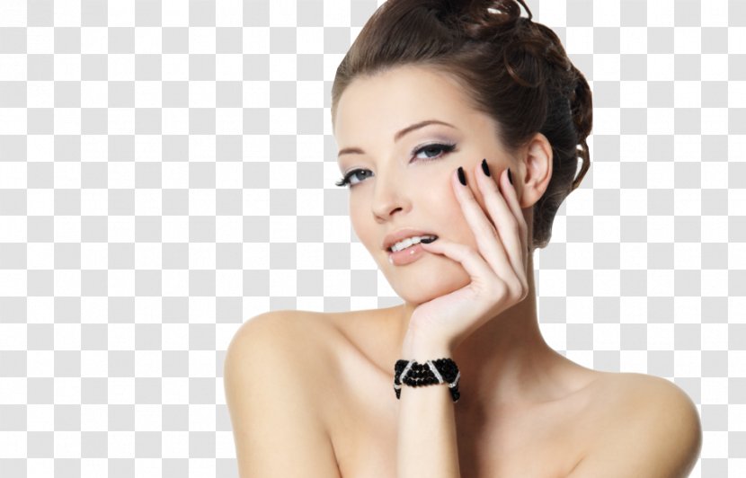 Cosmetics Beauty Parlour Facial Day Spa Hairdresser - Shoulder - Women Face Transparent PNG