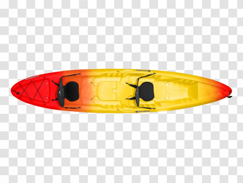 Kayak Perception Rambler 13.5 T Tribe Canoe Sit-on-top - Orange Transparent PNG