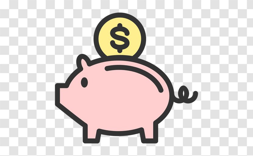 Piggy Bank Money Saving - Snout Transparent PNG