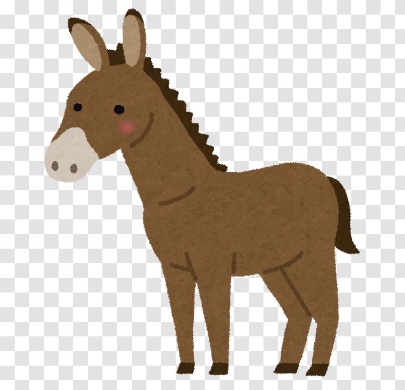 Mule Horse Donkey Clip Art - Foal Transparent PNG