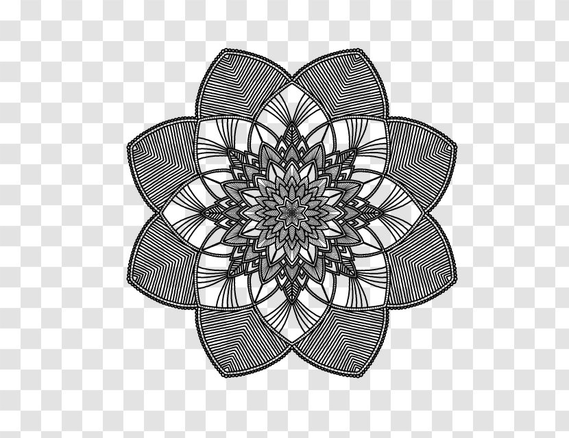 Mandala Drawing Meditation Symbol Modell - Rest Energy - Background Transparent PNG