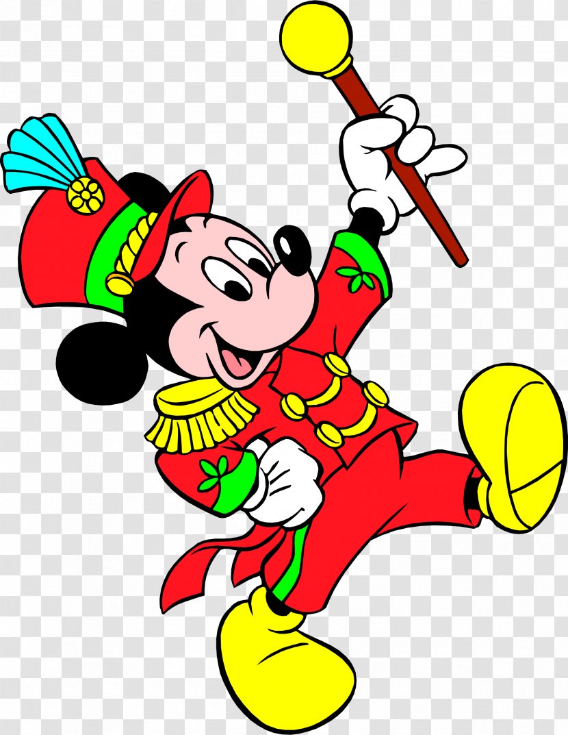 Mickey Mouse Minnie Marching Band Musical Ensemble Clip Art - Watercolor - Pinocchio Transparent PNG