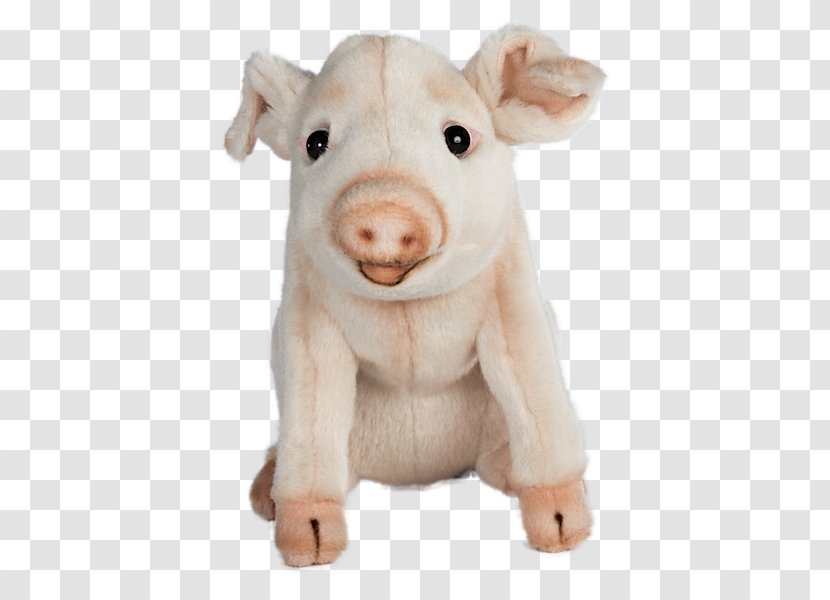 Domestic Pig Stuffed Animals & Cuddly Toys Child - Like Mammal Transparent PNG