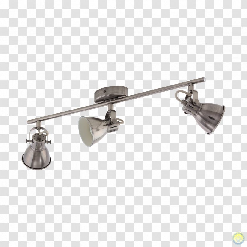 Nickel Light Fixture Lamp EGLO - Steel - Spot Transparent PNG