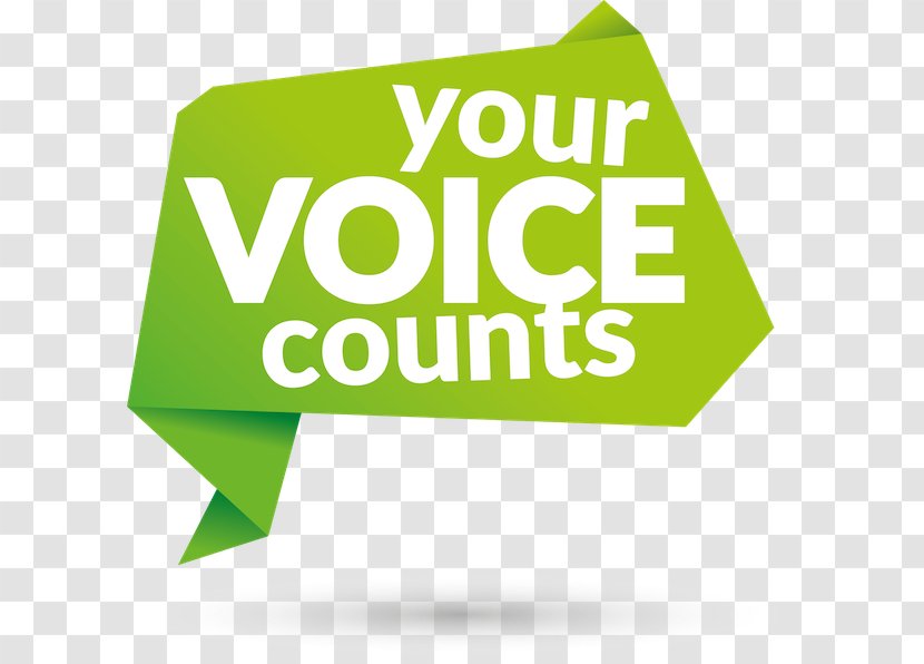 Clip Art Human Voice Logo Brand - Text - Your Vote Counts Transparent PNG