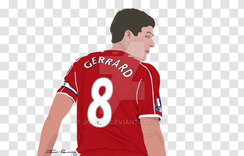 Liverpool F.C. Jersey Digital Art Football - Steven Gerrard Transparent PNG
