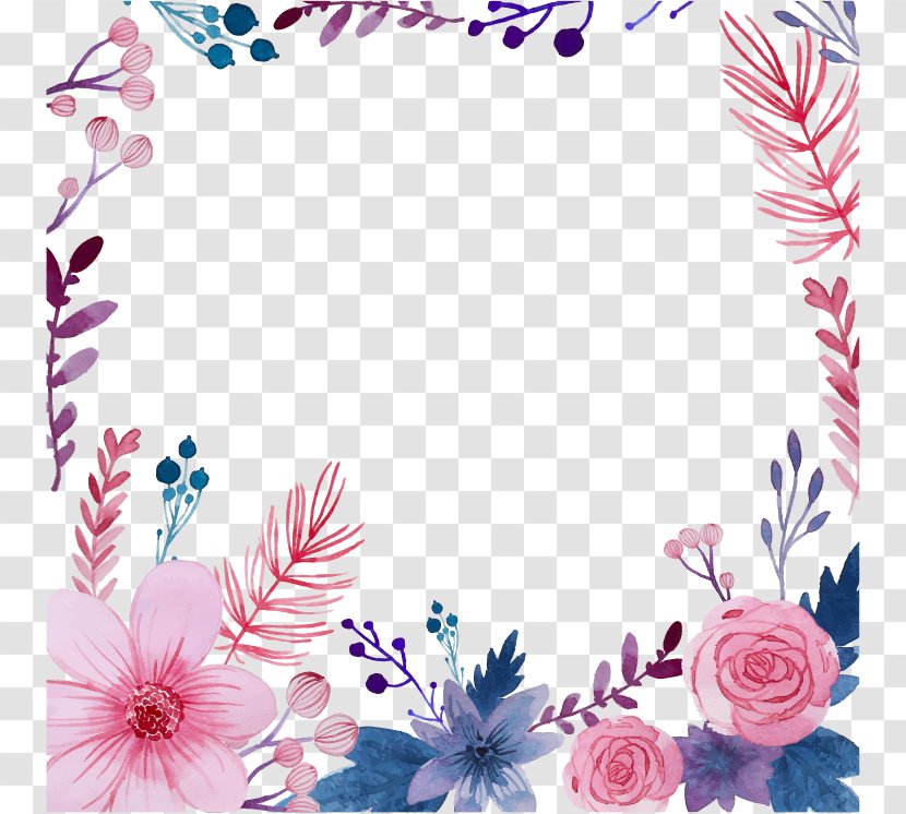 Flower Watercolor Painting Stock Illustration - Pink - Creative Flowers Transparent PNG