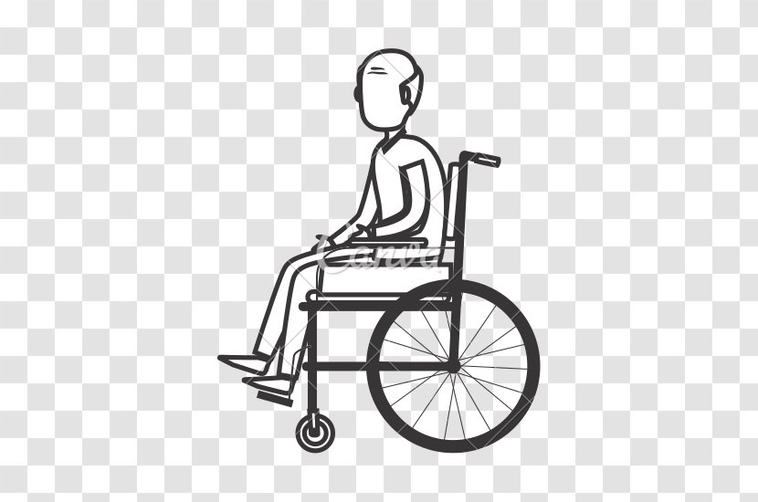 Vector Graphics Clip Art Wheelchair Disability Drawing - Tricycle Transparent PNG
