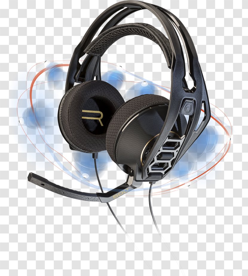 Plantronics RIG 500HD Headphones 7.1 Surround Sound 500E - Headset - Session Transparent PNG