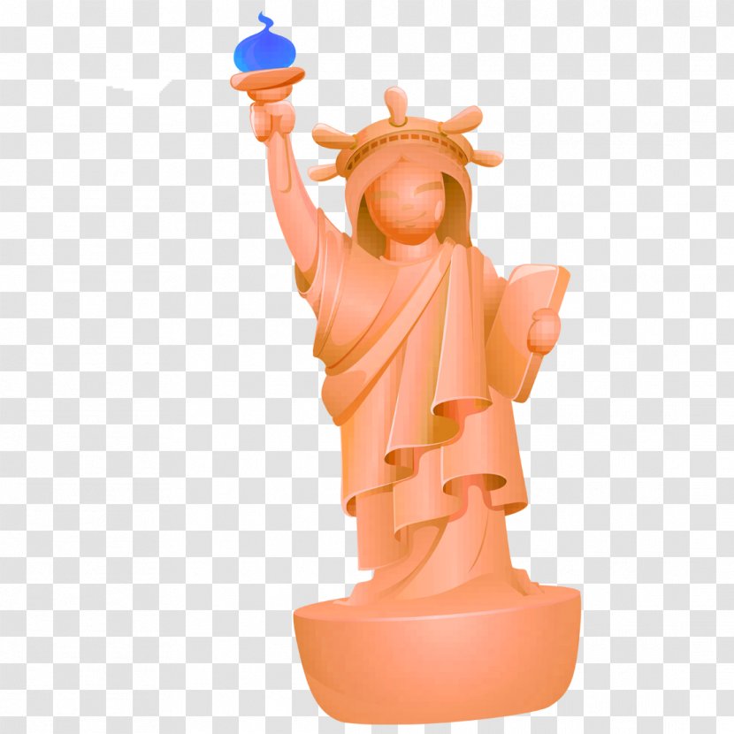 Statue Of Liberty Cartoon - Toy Transparent PNG