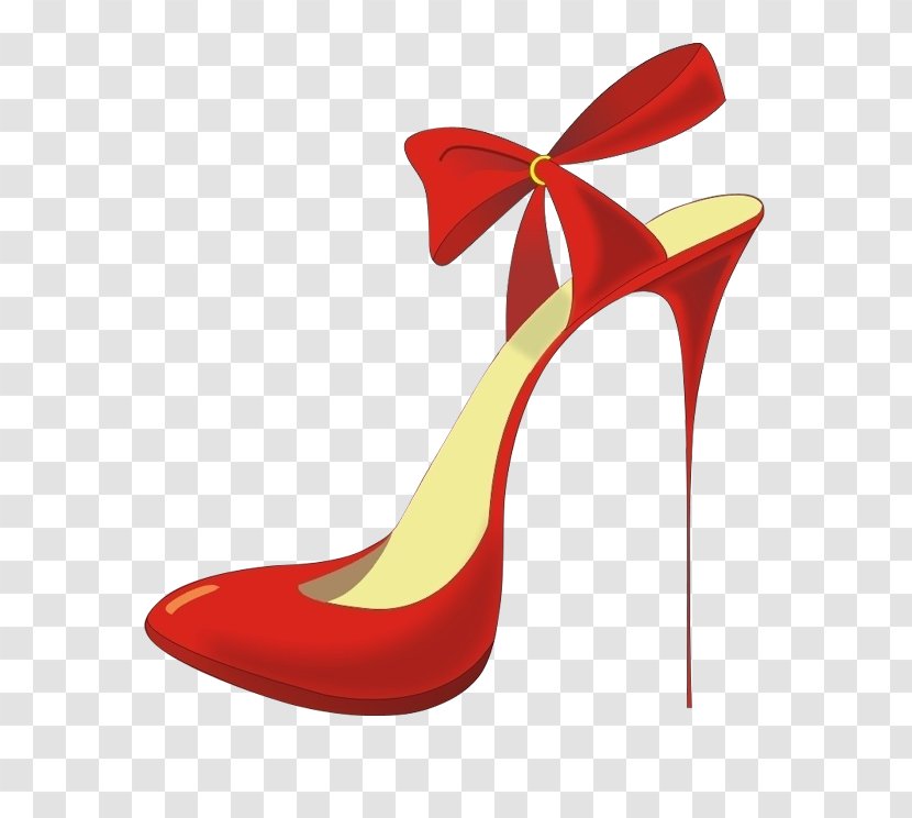 High-heeled Footwear Court Shoe Stiletto Heel - Woman - Red Feet Heels Transparent PNG