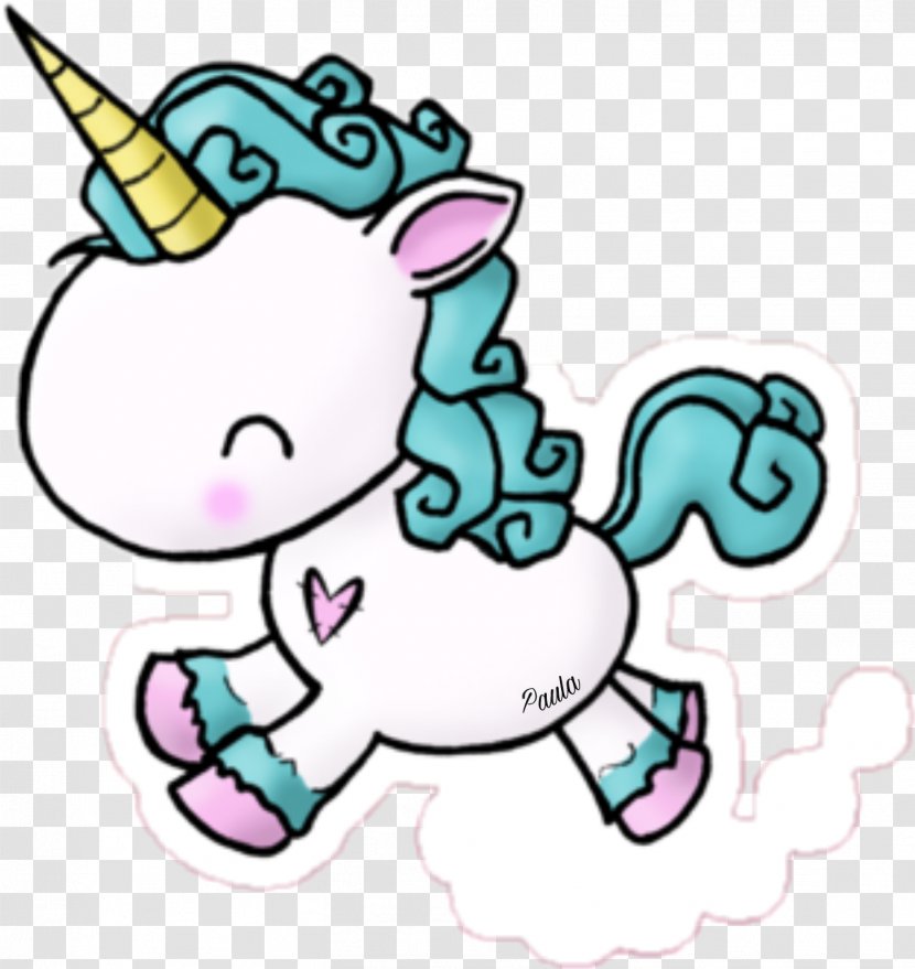 Drawing Unicorn Sticker - Cartoon Transparent PNG