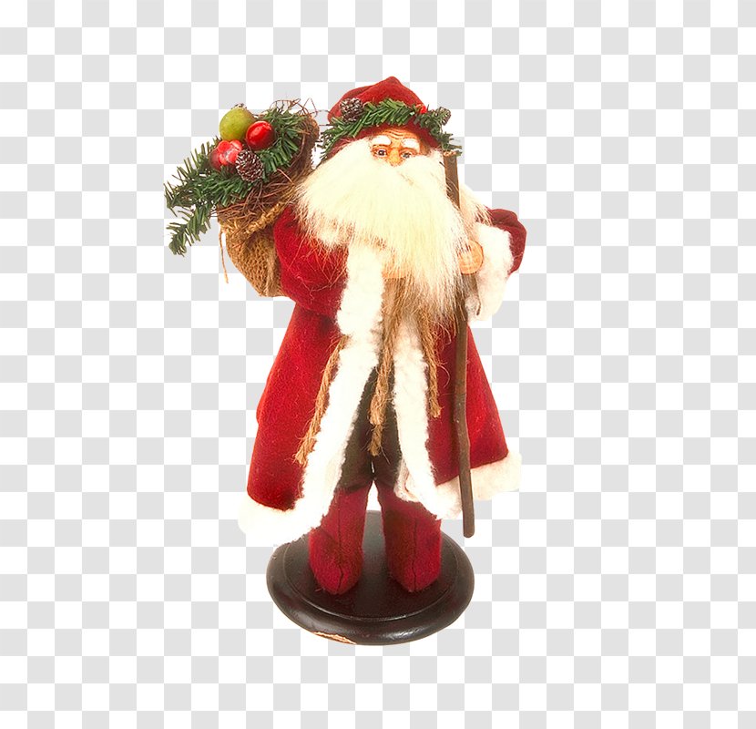 Santa Claus Christmas Ornament Figurine Clip Art Transparent PNG