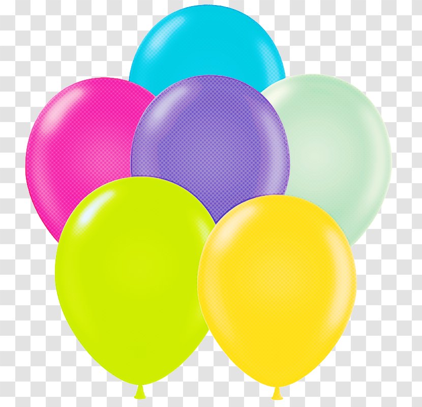 Balloon Yellow Party Supply Toy Transparent PNG