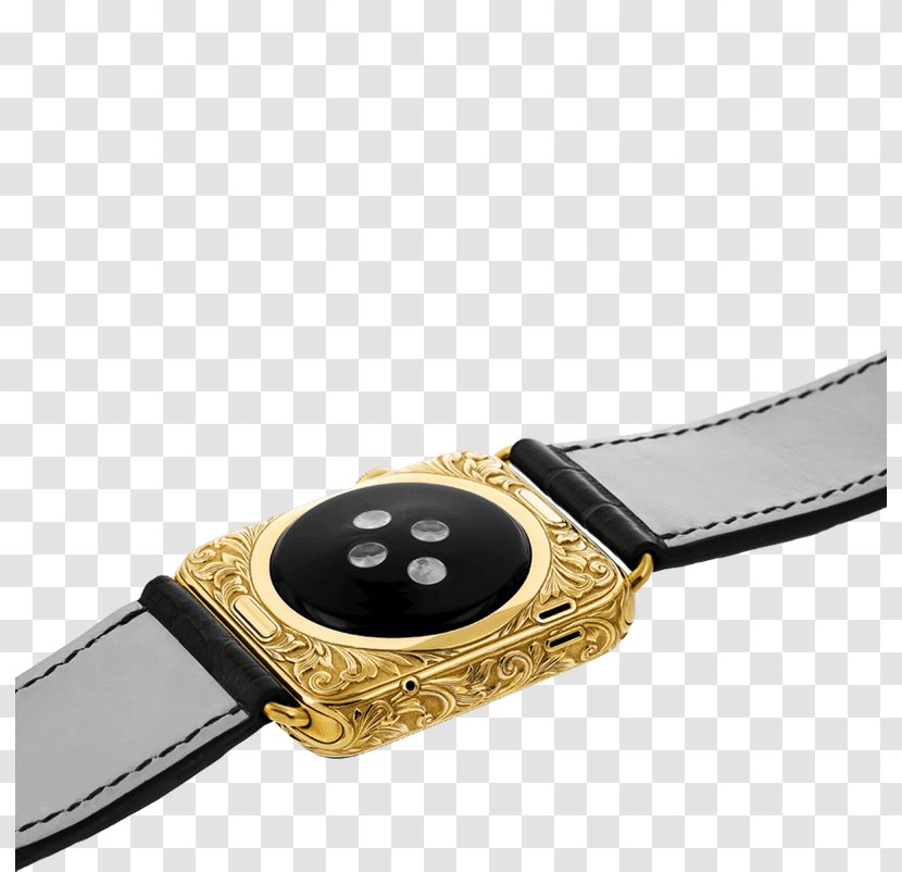 Watch Strap Belt Buckles - 24 Carat Gold Powder Transparent PNG