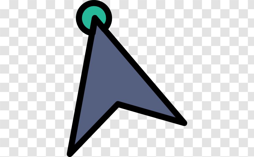 Computer Mouse Pointer Arrow User Interface Cursor - Triangle Transparent PNG