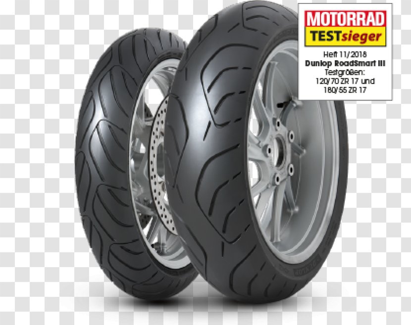 Motorcycle Accessories Motor Vehicle Tires Dunlop Tyres Car - Tubeless Tire - Small Transparent PNG