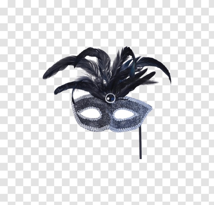 Masquerade Ball Costume Party Mask Blindfold - Feather - Masks Transparent PNG