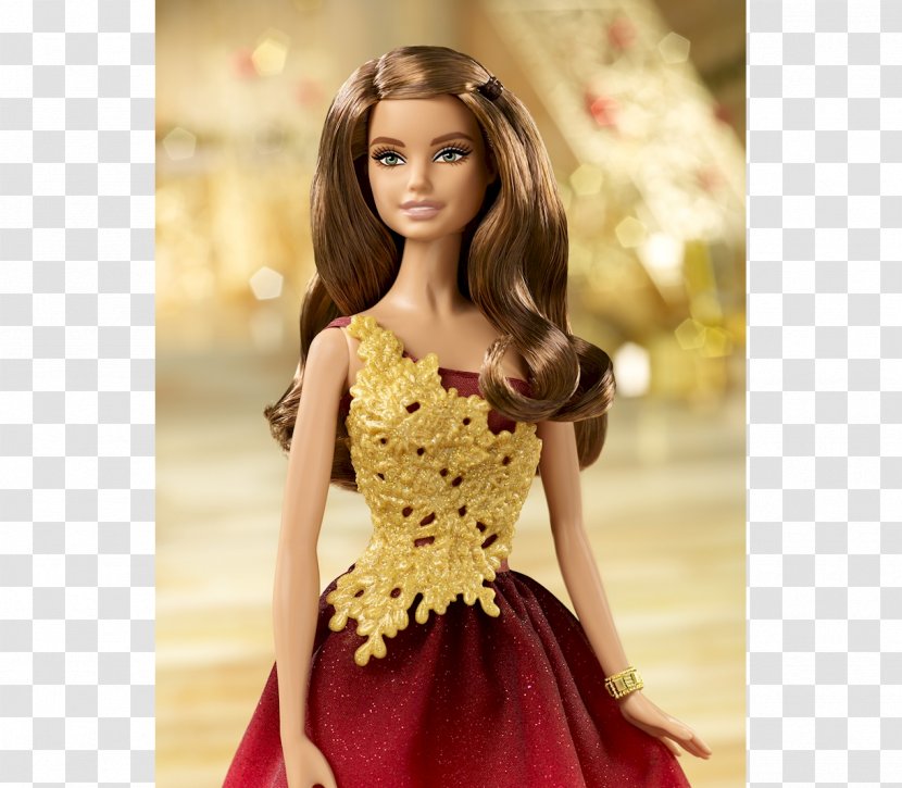 Teresa Barbie 2016 Holiday Doll Toy - Frame Transparent PNG