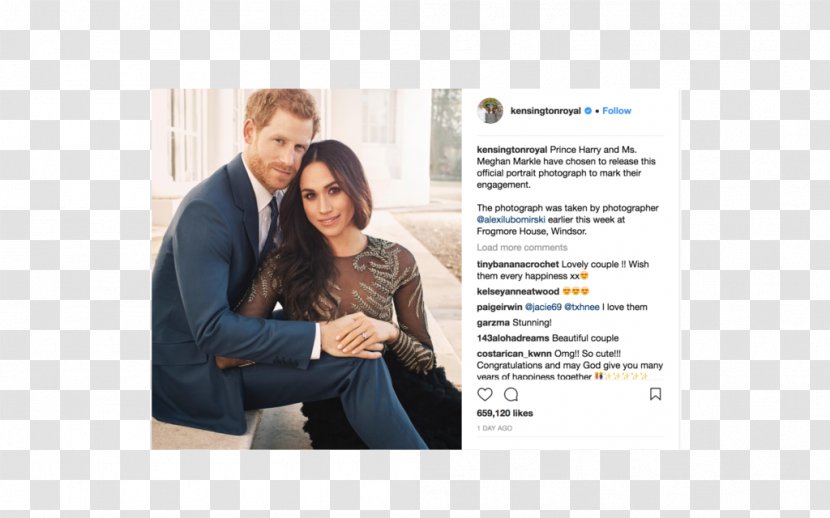 Wedding Of Prince Harry And Meghan Markle Rachel Zane Engagement Kensington Palace - Advertising - Suite Transparent PNG