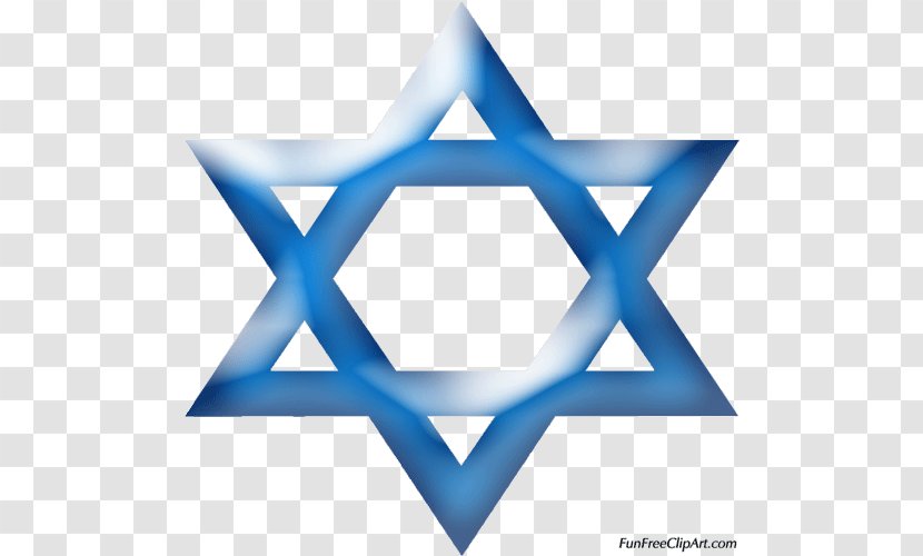 Star Of David Hexagram Symbol Clip Art - Judaism Transparent PNG