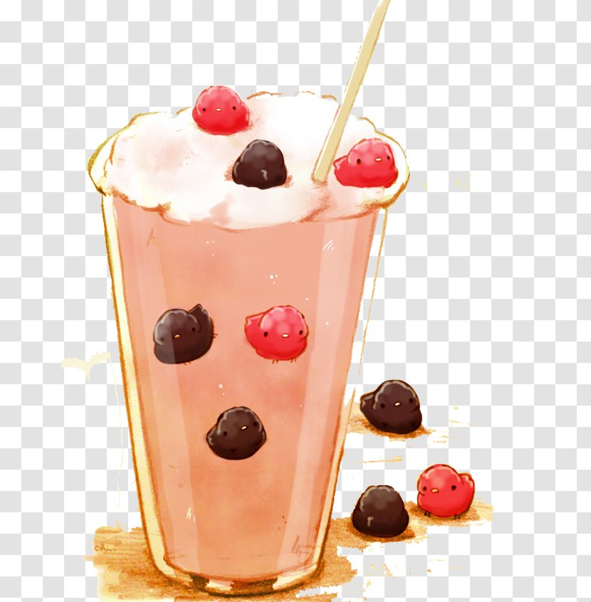 Juice Smoothie Milkshake Sundae Fruit - Dairy Product - Cartoon Transparent PNG