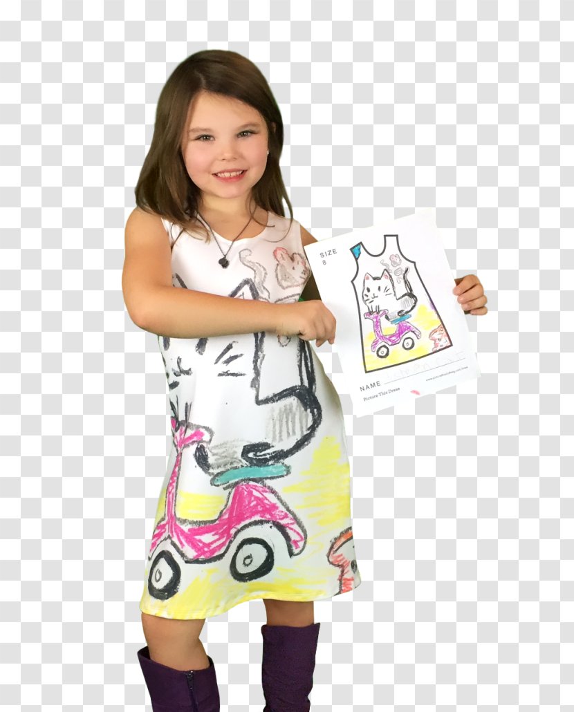 The Dress Children's Clothing - Silhouette - KIDS CLOTHES Transparent PNG