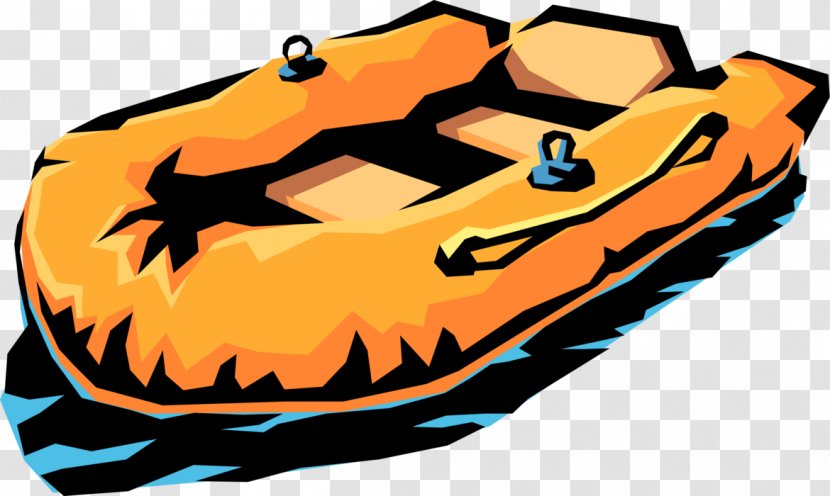 Clip Art Illustration Inflatable Boat - Vehicle - Life Raft Transparent PNG