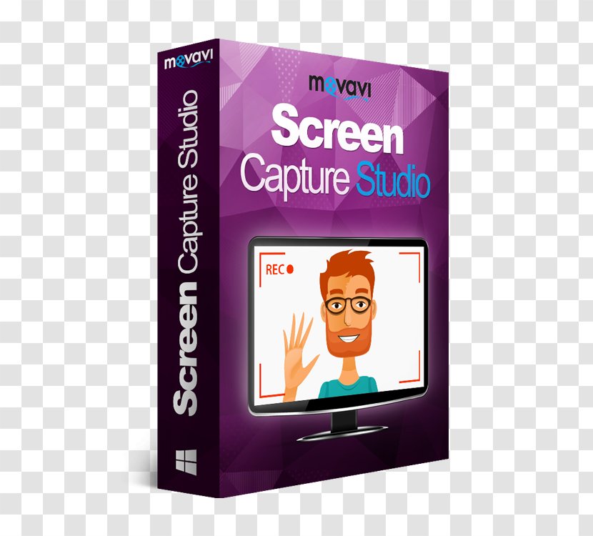 Video Capture Computer Software Screencast Movavi Screen Studio Editor - Program - Recorder Transparent PNG