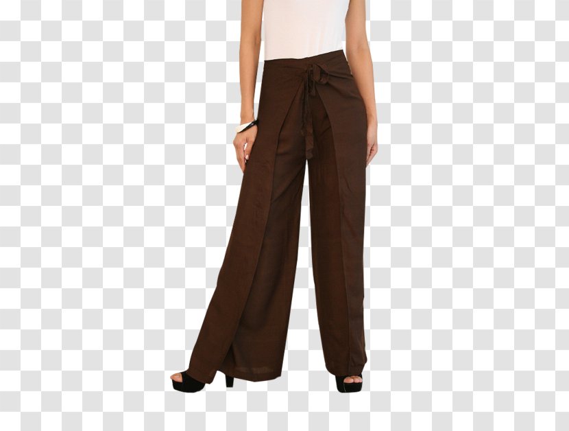 Waist Jeans Brown Pants - Joint Transparent PNG